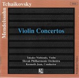Felix Mendelssohn-Bartholdy, Pyotr Ilyich Tchaikovsky, Takako Nishizaki, Slovak Philharmonic Orchestra, Kenneth Jean - Violin Concertos, CD