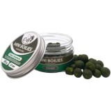 Mini Boilies C&amp;B Semisolubil, Canepa, Verde, 12mm, 60g