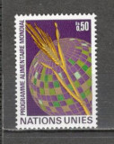 O.N.U.Geneva.1971 Program alimentar mondial SN.502, Nestampilat