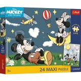 PUZZLE TREFL 24 MAXI PREMIUM PLUS KIDS DISNEY MICKEY MOUSE SI PRIETENII