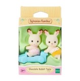 Cumpara ieftin Set figurine Epoch Sylvanian Families - Gemenii iepurasi Chocolate