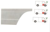 Panou reparatie usa Mercedes 207-410, 1977-1995 model scurt/mediu/lung, partea dreapta, inaltime 530 mm; parte inferioara,fata, cu 2 nervuri,