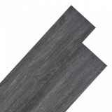 Plăci de pardoseală, negru și alb, 5,26 m&sup2;, 2 mm, PVC