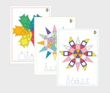 Cumpara ieftin Set carduri Mandala pentru seturile magnetice de constructie