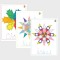 Set carduri Mandala pentru seturile magnetice de constructie