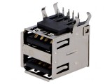 Soclu USB A 2.0 PCB THT 90&deg; Aurit
