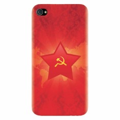 Husa silicon pentru Apple Iphone 4 / 4S, Soviet Union foto