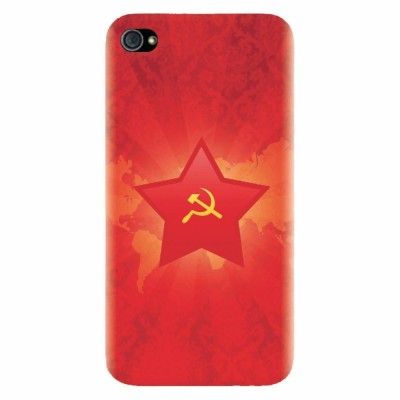 Husa silicon pentru Apple Iphone 4 / 4S, Soviet Union foto