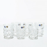 Set 6 pahare din cristal pentru whiskey