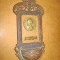 a361-Stativ apa sfintita Fecioara Maria bronz anii 1900.