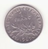 Franța 1 franc 1969, Europa, Nichel