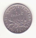 Franța 1 franc 1969
