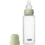 BIBS Anti-Colic Baby Bottle Silicone biberon anticolici cu suzetă din silicon Sage 270 ml