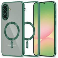 Husa MagSafe pentru Samsung Galaxy A56 A566, Tech-Protect, Magflex, Verde foto