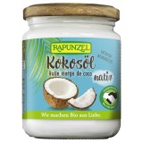 Ulei de Cocos Virgin Bio Rapunzel, 200g, Presare la Rece, Multifunctional pentru Gatit si Cosmetic