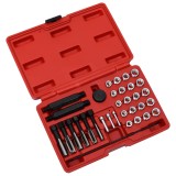 Set de scule reparare filete de bujii, 33 piese, M8 M10 M12