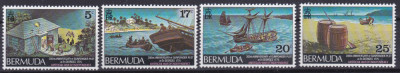 DB1 Bermuda Istorie 200 Ani USA 4 v. MNH foto