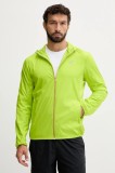 Asics jachetă de antrenament culoarea verde, de tranziție, 2011D216