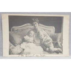PRINTESA SOPHIE DE SACHSEN SI PRINTII ALBRECHT SI GEORG , CARTE POSTALA ILUSTRATA , MONOCROMA , NECIRCULATA , DATATA 1921