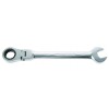 Cheie combinata cu clichet cap flexibil 10mm FLEX CR-V, Topmaster, 231924