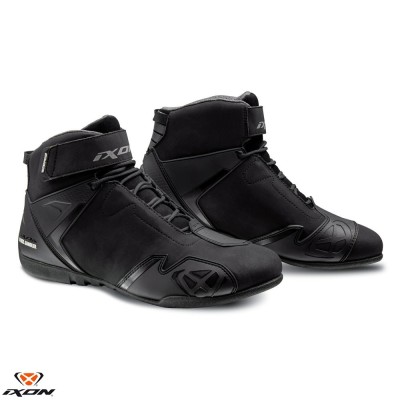 Ghete pentru scuter - motocicleta Roadster barbati All Season Ixon model Gambler WP MS culoare: negru (100% waterproof) 42 foto