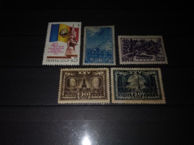 TIMBRE URSS ANII 40 foto