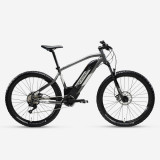 Bicicletă MTB electrică E-ST 900 27.5&quot;+ gri, Rockrider