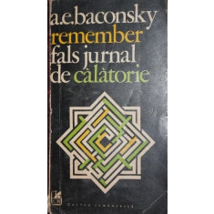 REMEMBER - A . E . BACONSKY