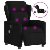 Cumpara ieftin Fotoliu electric de masaj rabatabil, negru, textil