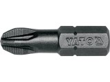 Cumpara ieftin Bit profesional Yato 1 4 , 25mm, cap PZ3, HRC 58-62, realizat din otel forjat, cu acoperire anticoroziva