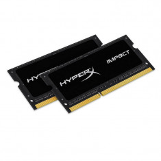 Memorie laptop HyperX Impact Black 8GB DDR3 1600 MHz CL9 Dual Channel Kit foto