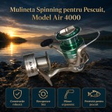Mulineta Spinning pentru Pescuit, Model Air 4000