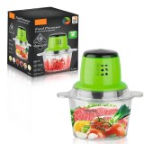 Tocator de carne si legume, fructe, electric, 600W, bol 2L, 4 cutite inox, 2