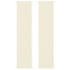 Copertina/acoperis de rezerva pentru pergola gradina, impermeabila, cu curele, crem, set 2 buc, 488x122 cm GartenVIP DiyLine, ART