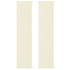 Copertina/acoperis de rezerva pentru pergola gradina, impermeabila, cu curele, crem, set 2 buc, 488x122 cm