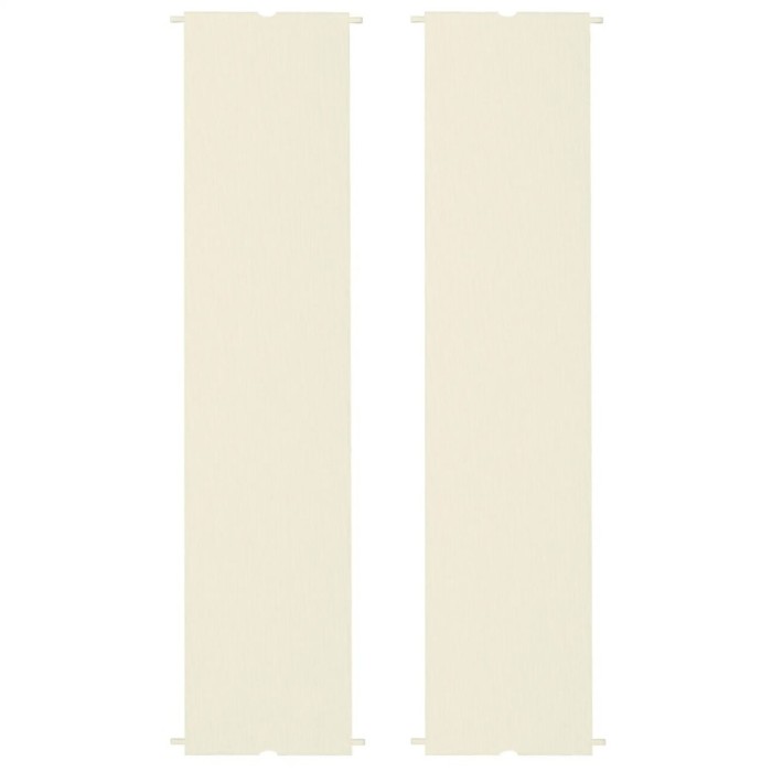 Copertina/acoperis de rezerva pentru pergola gradina, impermeabila, cu curele, crem, set 2 buc, 488x122 cm GartenVIP DiyLine