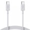 Cablu Date si Incarcare USB-C - USB-C Allity. AUC-03, 100W, 1m, Alb