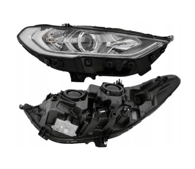 Far FORD MONDEO, 2017-03.2022, partea stanga, TYC, cu LED daytime running light; H7+H9; electrical; cu capacs; cu motor; halogen, foto