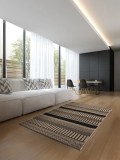 Covor Belgian, Georgia 39188, Bej/Negru, Diverse Dimensiuni - 160*230