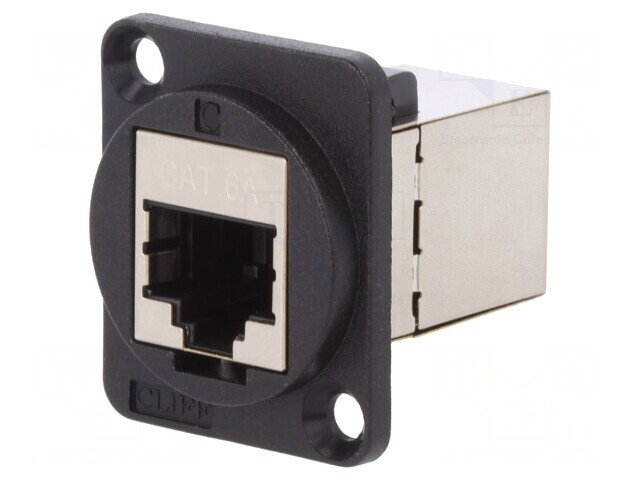 Adaptor FT Cat 6a Ecranat 8p8c 19x24mm Plastic CP30225S