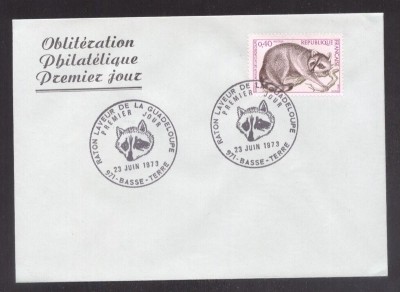 France 1973 Nature conservation FDC K.424 foto