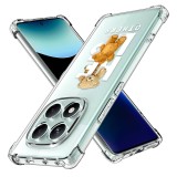 Husa antisoc pentru xiaomi redmi note 14 pro 4g / poco f7, airbag pro, clear, help others