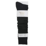 Sosete lungi negre cu dungi reliefate pentru femei, CMCLASS