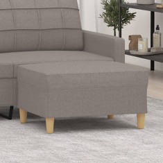 vidaXL Taburet, gri taupe, 70x55x41 cm, material textil