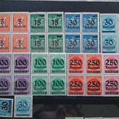 1923-Partial set+supliment-Bl4-MNH -Perfect