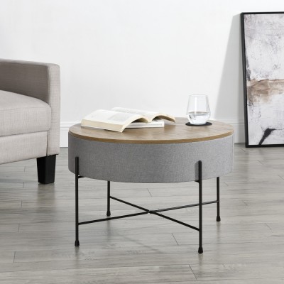 Masuta cafea Mia 40 x 60 cm cu blat detasabil [en.casa] HausGarden Leisure foto