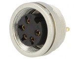 Conector M16 Mamă 5 PIN 5A 250V IP40, Lumberg