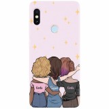 Husa silicon pentru Xiaomi Redmi S2, Girls Support Girls