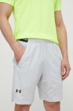 Under Armour pantaloni scurți de antrenament barbati, culoarea gri