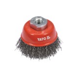 Cumpara ieftin Perie cupă inox, 65 MM, M14 Yato YT-47658